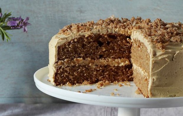 WALNUT & COFFEE CAKE WITH STREUSEL TOPPING